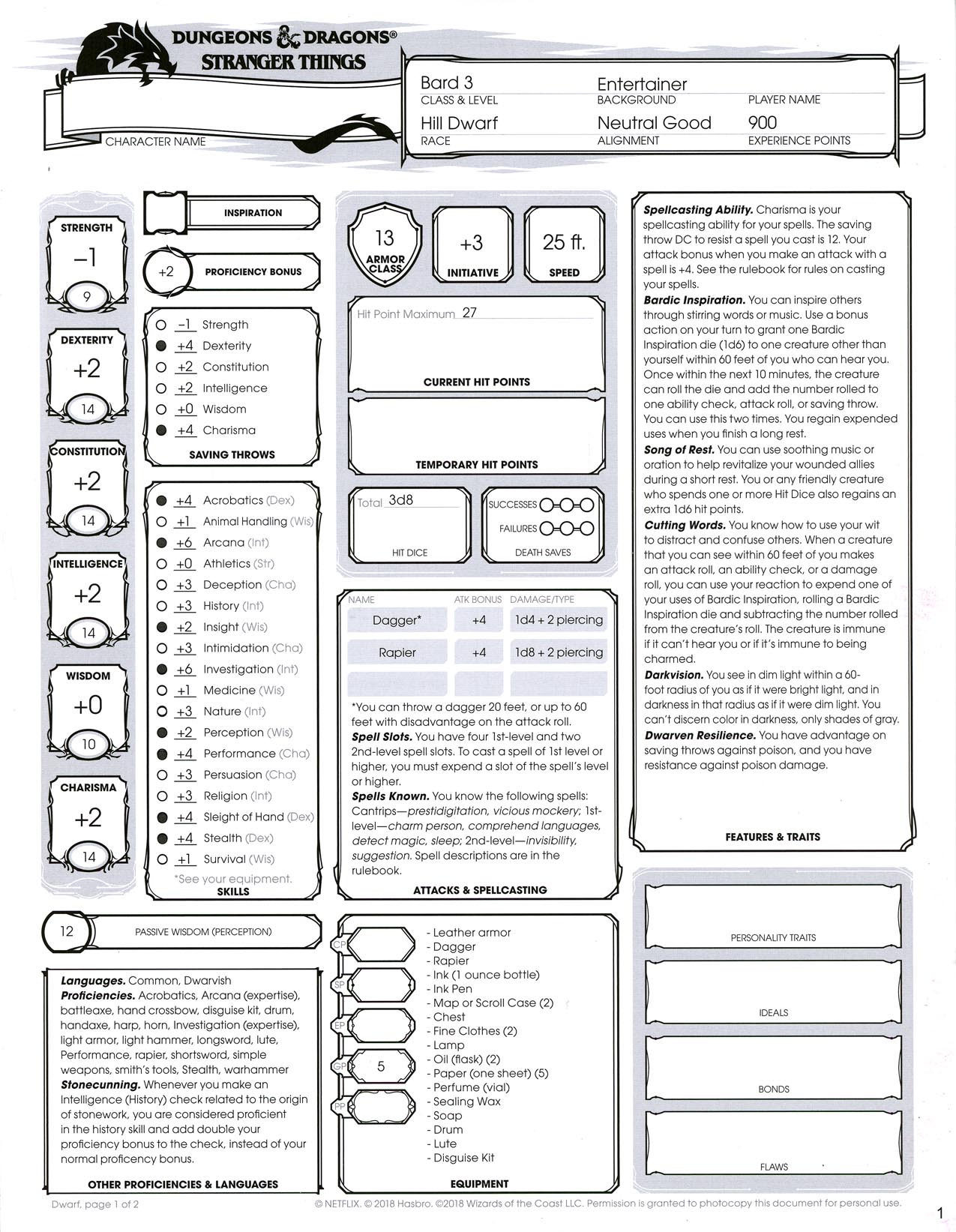 5th Edition Dungeons & Dragons Archive